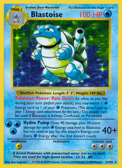 Blastoise 2/102