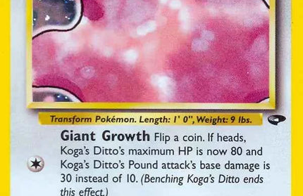 Koga's Ditto 10/132