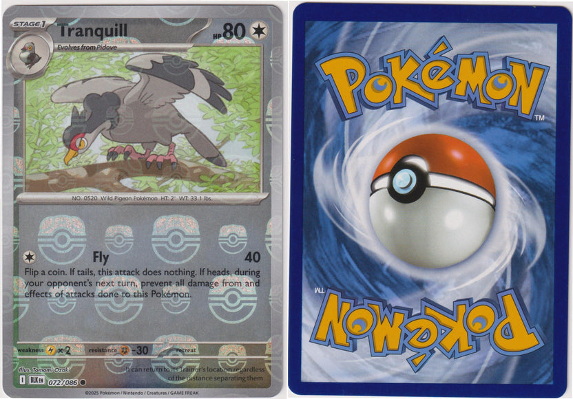 Tranquill 072/086 Master Ball
