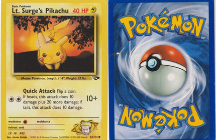 Lt. Surge's Pikachu 84/132