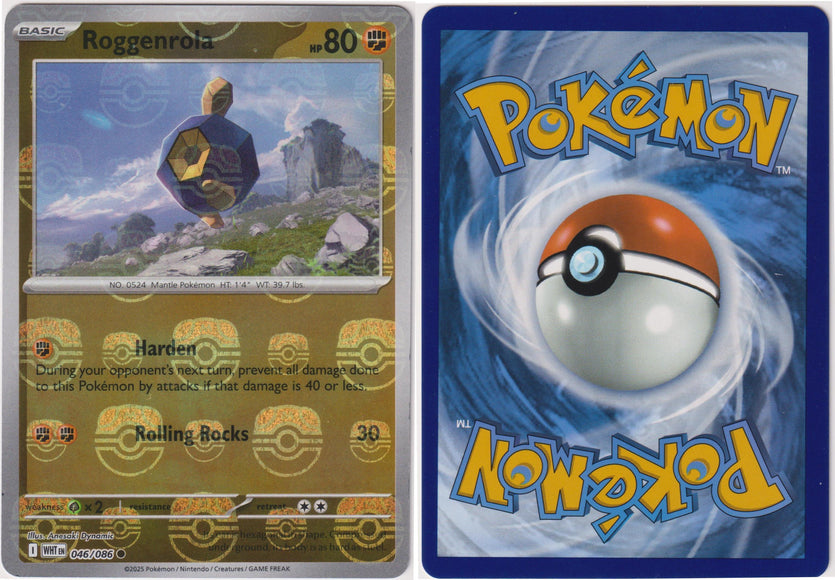 Roggenrola 046/086 Master Ball