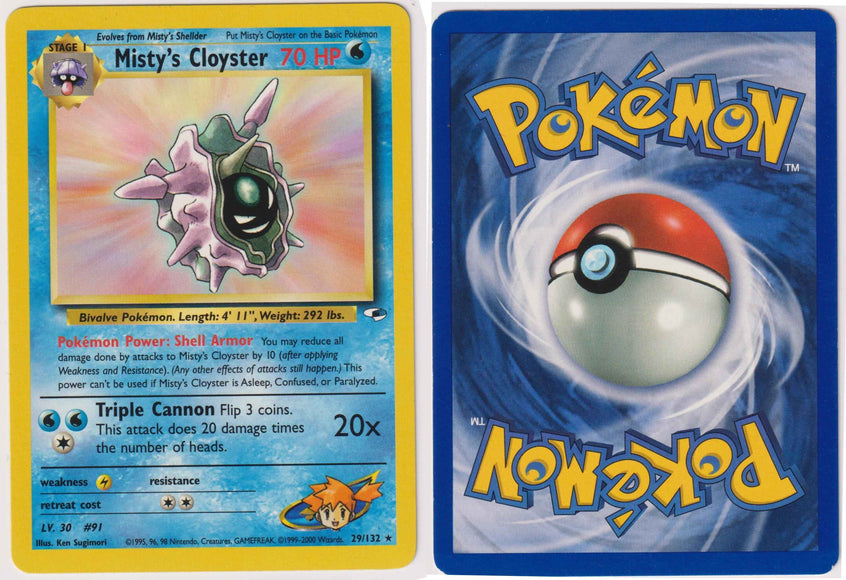 Misty's Cloyster 29/132 Non Holo