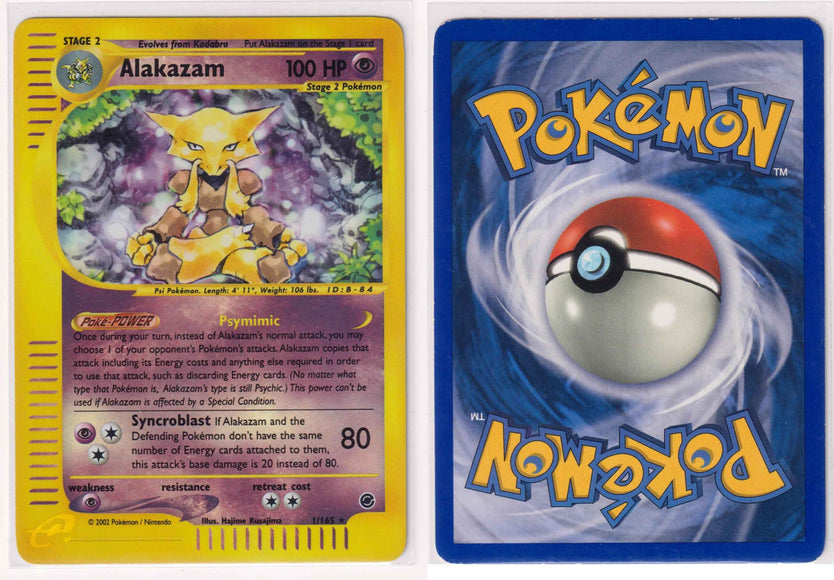 Alakazam 1/165 Reverse Holo