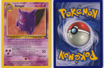 Gengar 20/62 Non-Holo