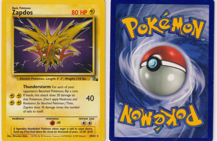 Zapdos 30/62 Non-Holo