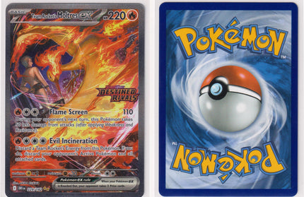 Team Rocket's Moltres ex 229/182 Stamped