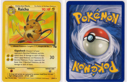 Raichu 29/62 Non-Holo