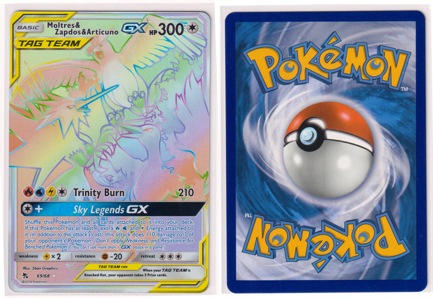 Moltres & Zapdos & Articuno GX 69/68