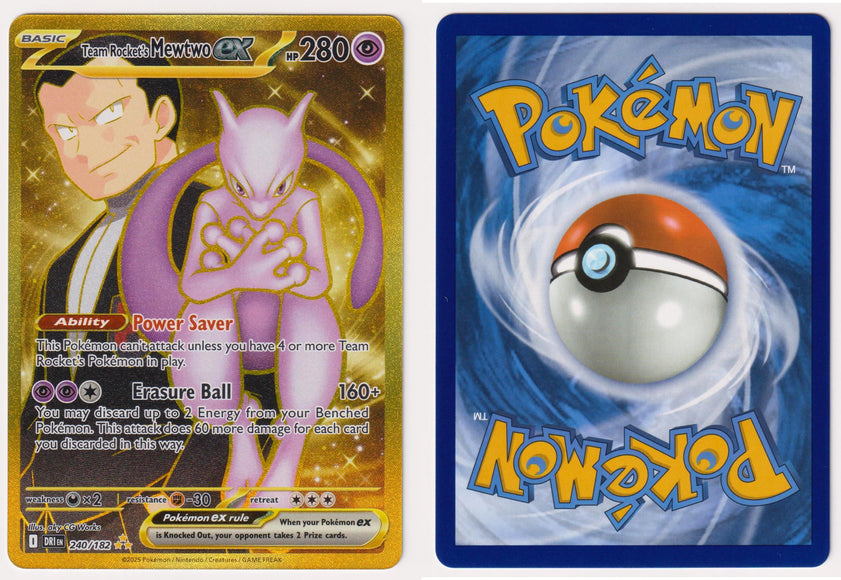 Team Rocket's Mewtwo ex 240/182