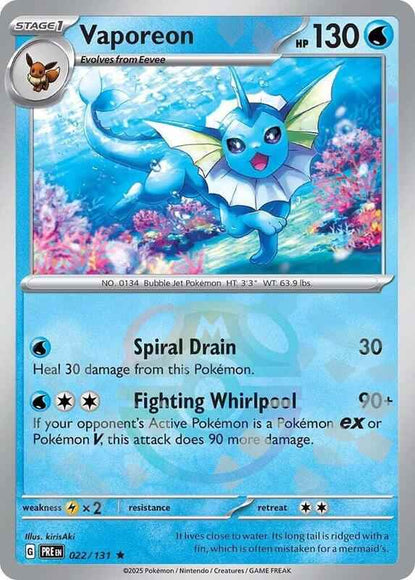 Vaporeon 022/131 Master Ball