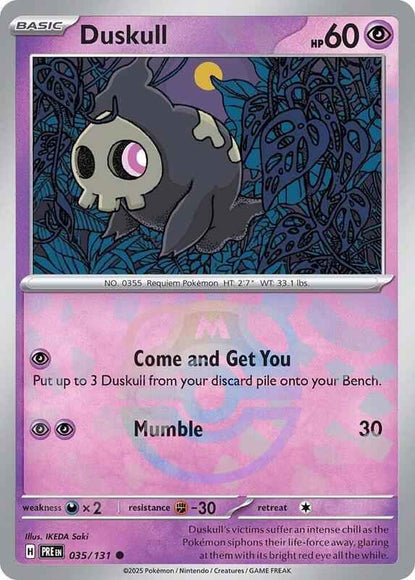 Duskull 035/131 Master Ball