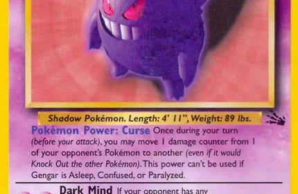 Gengar 20/62 Non-Holo