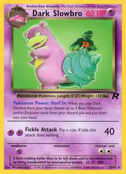 Dark Slowbro 29/82 Non-Holo