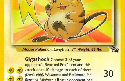 Raichu 29/62 Non-Holo