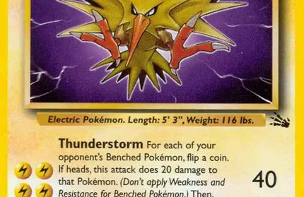 Zapdos 30/62 Non-Holo