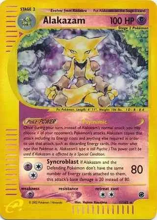 Alakazam 1/165 Reverse Holo