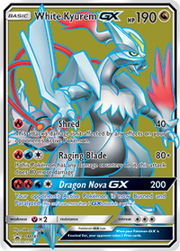 White Kyurem GX SM141