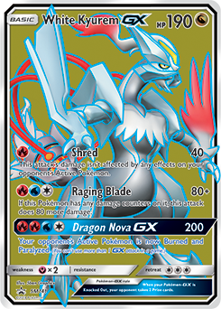 White Kyurem GX SM141