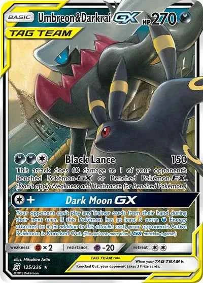 Umbreon & Darkrai GX 125/236