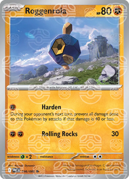 Roggenrola 046/086 Master Ball