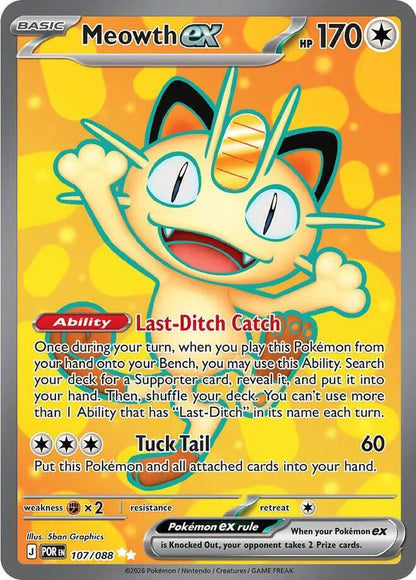 Meowth ex 107/088