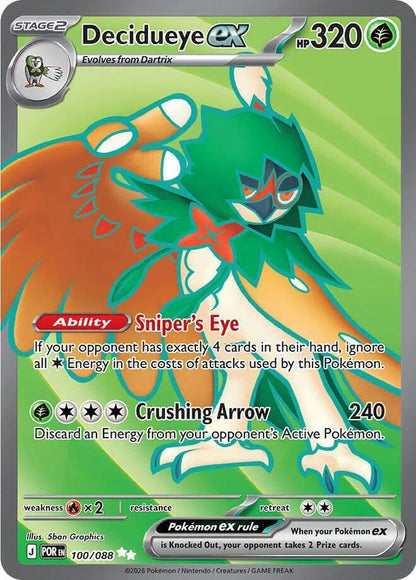 Decidueye ex 100/08