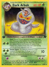 Dark Arbok 19/82 Non-Holo