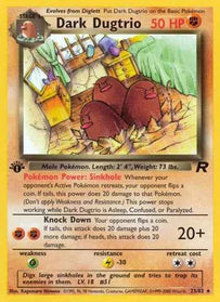 Dark Dugtrio 23/82 Non-Holo
