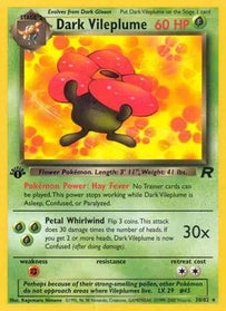 Dark Vileplume 30/82 Non-Holo