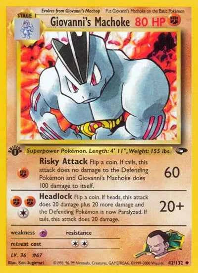 Giovanni's Machoke 42/132
