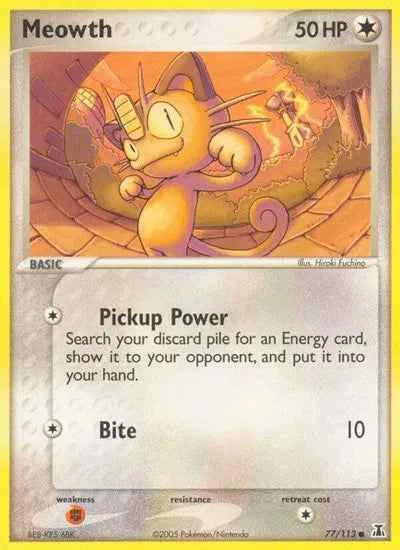 Meowth 77/113 Reverse