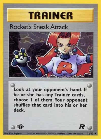 Rocket's Sneak Attack 72/82 Non-Holo