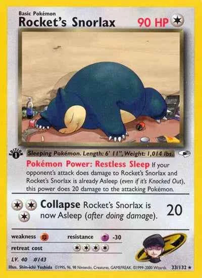 Rocket's Snorlax 33/132